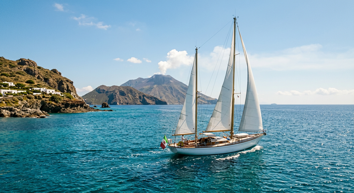 Vacanza in barca alle Eolie: itinerario di 7 giorni in estate